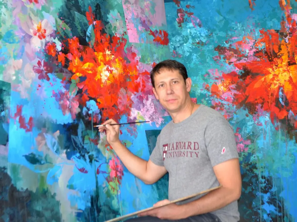 Vlad Tasoff in his studio
